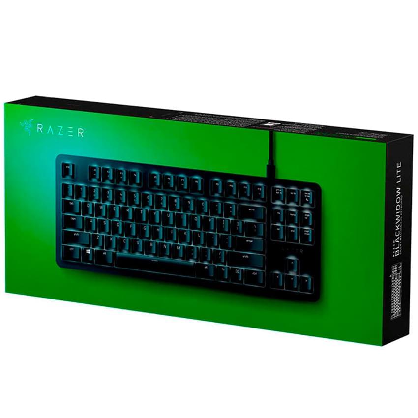 Teclado Mecanico Razer Blackwidow Lite Black Rgb Switch Orange